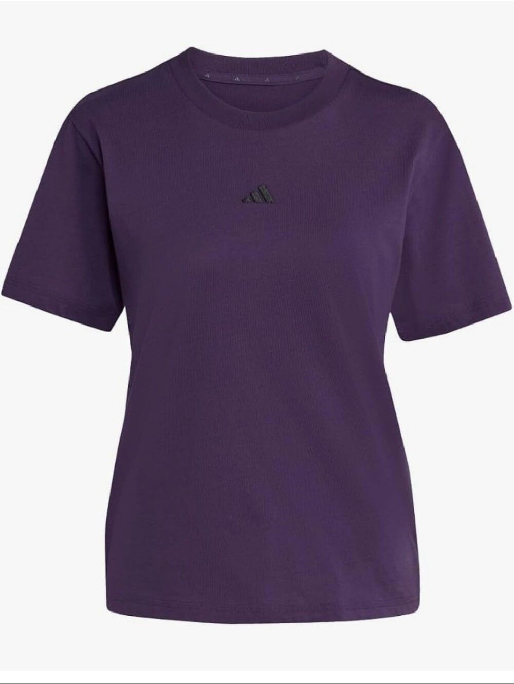 adidas Women's Deep Purple Short Sleeve Crew Tee
